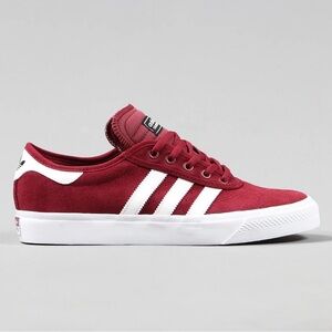 Adidas Skateboarding Adi Ease Premiere Shoes Burgundy White. Size 8. NIB